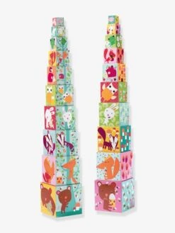 10 Cubes Forêt DJECO Vert - Djeco