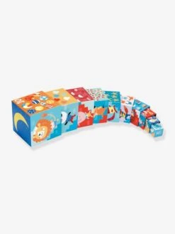 10 Cubes Plage DJECO Bleu - Djeco -Promos Jouets Boutique 10 cubes plage djeco 3