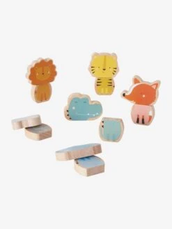 Animaux Magnétiques à Assembler En Bois FSC® Multicolore - Vertbaudet -Promos Jouets Boutique animaux magnetiques a assembler en bois fsc 2
