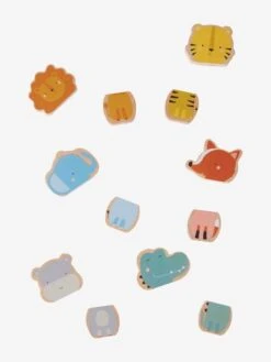 Animaux Magnétiques à Assembler En Bois FSC® Multicolore - Vertbaudet -Promos Jouets Boutique animaux magnetiques a assembler en bois fsc 3