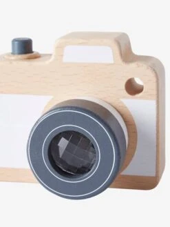 Appareil Photo En Bois FSC® Blanc - Vertbaudet -Promos Jouets Boutique appareil photo en bois fsc 4