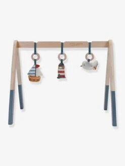 Arche En Bois D'Éveil Mouette Sailors Bay - LITTLE DUTCH Bleu Grisé - Little Dutch -Promos Jouets Boutique arche en bois deveil mouette sailors bay little dutch 2