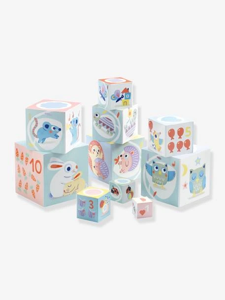 BabyBloki DJECO Blanc - Djeco 3 BabyBloki DJECO Blanc - Djeco