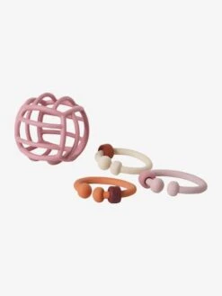 Balle Et Anneaux De Dentition En Silicone Multicolor - Vertbaudet -Promos Jouets Boutique balle et anneaux de dentition en silicone 2