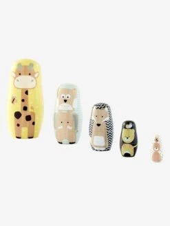 Boites Gigognes Animaux En Bois Multicolore - Vertbaudet -Promos Jouets Boutique boites gigognes animaux en bois 3
