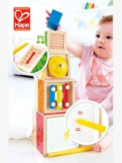 Boîtes Gigognes Musicales HAPE Rouge - Hape -Promos Jouets Boutique boites gigognes musicales hape 5