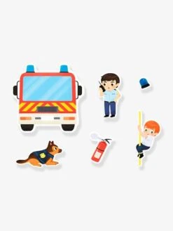 Cahier D'activités Mes Premiers Autocollants - Mes 500 Autocollants Police Et Pompiers AUZOU Jaune - Auzou -Promos Jouets Boutique cahier dactivites mes premiers autocollants mes 500 autocollants police et pompiers auzou 2