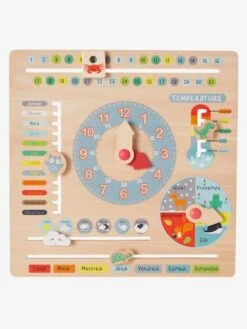 Calendrier En Bois FSC® Multicolore - Vertbaudet