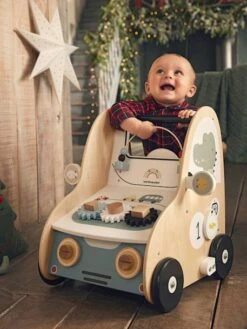 Chariot De Marche Avec Freins EN VOITURE SIMON En Bois FSC® Multicolore - Vertbaudet -Promos Jouets Boutique chariot de marche avec freins en voiture simon en bois fsc 5