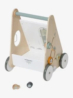 Chariot De Marche Avec Freins HANOÏ En Bois FSC® Multicolore - Vertbaudet -Promos Jouets Boutique chariot de marche avec freins hanoi en bois fsc 5