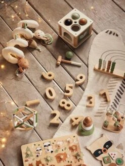 Coffret 3 Jeux D'éveil GREEN FOREST En Bois FSC® Multicolore - Vertbaudet -Promos Jouets Boutique coffret 3 jeux deveil green forest en bois fsc 4