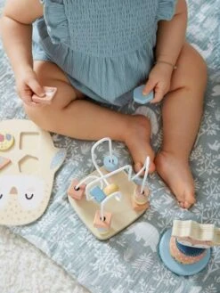 Coffret 3 Jeux D'éveil Les Amis De La Forêt En Bois FSC® Beige - Vertbaudet -Promos Jouets Boutique coffret 3 jeux deveil les amis de la foret en bois fsc 2