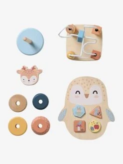 Coffret 3 Jeux D'éveil Les Amis De La Forêt En Bois FSC® Beige - Vertbaudet -Promos Jouets Boutique coffret 3 jeux deveil les amis de la foret en bois fsc 4