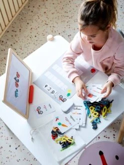 Coffret D'apprentissage Des Lettres Et Des Mots Multicolore - Vertbaudet -Promos Jouets Boutique coffret dapprentissage des lettres et des mots 2