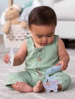 Coffret De 3 Anneaux De Dentition Cristal - INFANTINO Blanc - Infantino -Promos Jouets Boutique coffret de 3 anneaux de dentition cristal infantino 3