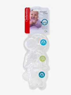 Coffret De 3 Anneaux De Dentition Cristal - INFANTINO Blanc - Infantino -Promos Jouets Boutique coffret de 3 anneaux de dentition cristal infantino 4