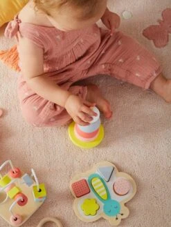 Coffret De 3 Jeux D'éveil En Bois FSC® Multicolore - Vertbaudet -Promos Jouets Boutique coffret de 3 jeux deveil en bois fsc 2