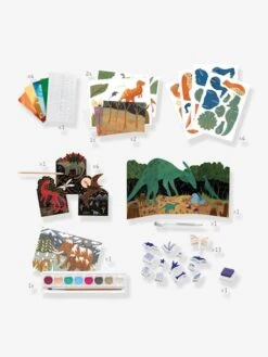 Coffret Le Monde Des Dinosaures DJECO Vert - Djeco -Promos Jouets Boutique coffret le monde des dinosaures djeco 3