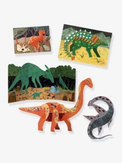 Coffret Le Monde Des Dinosaures DJECO Vert - Djeco -Promos Jouets Boutique coffret le monde des dinosaures djeco 4