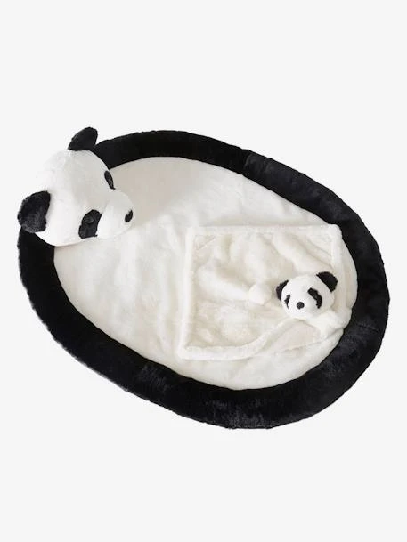 Coffret Tapis De Jeu + Doudou Panda. Noir - Vertbaudet 3 Coffret Tapis De Jeu + Doudou Panda. Noir - Vertbaudet