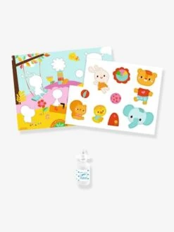 Collage Pour Les Tout Petits Ma Journée DJECO Bleu - Djeco -Promos Jouets Boutique collage pour les tout petits ma journee djeco 2