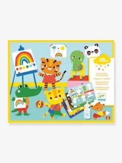 Collage Pour Les Tout Petits Ma Journée DJECO Bleu - Djeco