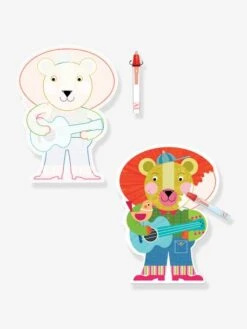 Coloriage à L'eau Animalo-Len DJECO Orange - Djeco -Promos Jouets Boutique coloriage a leau animalo len djeco 3