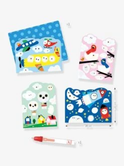 Coloriage à L'eau Caché Dans Le Ciel DJECO Bleu - Djeco -Promos Jouets Boutique coloriage a leau cache dans le ciel djeco 2