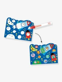 Coloriage à L'eau Caché Dans Le Ciel DJECO Bleu - Djeco -Promos Jouets Boutique coloriage a leau cache dans le ciel djeco 3