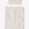 Couette + Oreiller Poupon En Gaze De Coton Blanc Fleuri - Vertbaudet -Promos Jouets Boutique couette oreiller poupon en gaze de coton