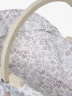 Couffin Pour Poupon En Bois FSC® Et Tissu Beige - Vertbaudet -Promos Jouets Boutique couffin pour poupon en bois fsc et tissu 3