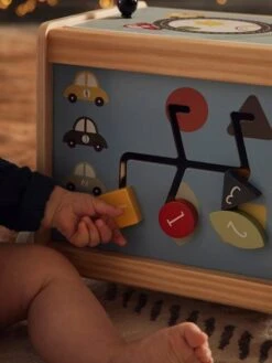 Cube D'activités à Tirer EN VOITURE SIMON En Bois FSC® Multicolore - Vertbaudet -Promos Jouets Boutique cube dactivites a tirer en voiture simon en bois fsc 2