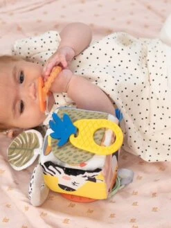 Cube D'Éveil Savane - TAF TOYS Orange - Taf Toys -Promos Jouets Boutique cube deveil savane taf toys 2