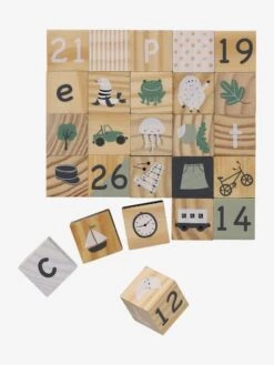 Cubes Alphabet En Bois FSC® Multicolore - Vertbaudet -Promos Jouets Boutique cubes alphabet en bois fsc 2