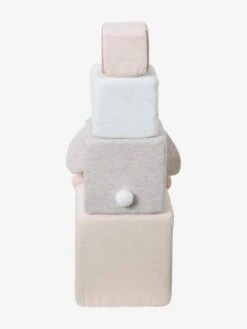 Cubes En Tissu GRENIER Beige - Vertbaudet -Promos Jouets Boutique cubes en tissu grenier 4