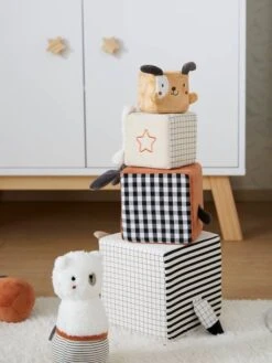 Cubes En Tissu MES PETITS JOUETS Multicolore - Vertbaudet -Promos Jouets Boutique cubes en tissu mes petits jouets 4