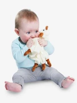 Doudou Avec Attache Sucette Sophie La Girafe VULLI Beige - Sophie La Girafe -Promos Jouets Boutique doudou avec attache sucette sophie la girafe vulli 2
