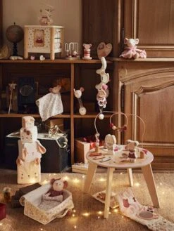 Doudou Carré En Gaze De Coton GRENIER Blanc - Vertbaudet -Promos Jouets Boutique doudou carre en gaze de coton grenier 2