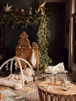 Doudou Carré + Hochet GREEN FOREST Multicolore - Vertbaudet -Promos Jouets Boutique doudou carre hochet green forest 4