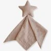 Doudou Lange étoile - MUSHIE Beige - Mushie 2 Doudou Lange étoile - MUSHIE Beige - Mushie -Promos Jouets Boutique doudou lange etoile mushie