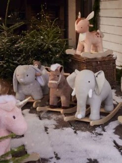 Faon à Bascule En Bois FSC® Multicolore - Vertbaudet -Promos Jouets Boutique faon a bascule en bois fsc 2