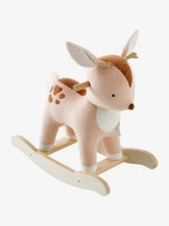 Faon à Bascule En Bois FSC® Multicolore - Vertbaudet -Promos Jouets Boutique faon a bascule en bois fsc 5
