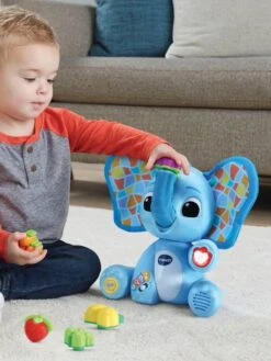 Gontran, Mon éléphant Gourmand - VTECH Bleu - Toutes Les Marques -Promos Jouets Boutique gontran mon elephant gourmand vtech 2