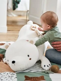 Grande Peluche D'activités GREEN FOREST Multicolore - Vertbaudet -Promos Jouets Boutique grande peluche dactivites green forest 2