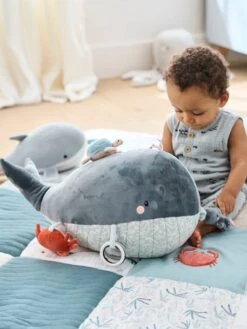 Grande Peluche D'activités SOUS L'OCÉAN Gris - Vertbaudet -Promos Jouets Boutique grande peluche dactivites sous locean 2