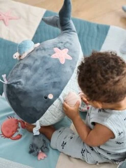 Grande Peluche D'activités SOUS L'OCÉAN Gris - Vertbaudet -Promos Jouets Boutique grande peluche dactivites sous locean 3