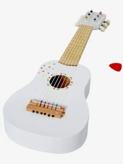 Guitare En Bois FSC® Blanc - Vertbaudet -Promos Jouets Boutique guitare en bois fsc 2