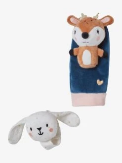 Hochets Mains Et Pieds Forêt Enchantée Multicolore - Vertbaudet -Promos Jouets Boutique hochets mains et pieds foret enchantee 4