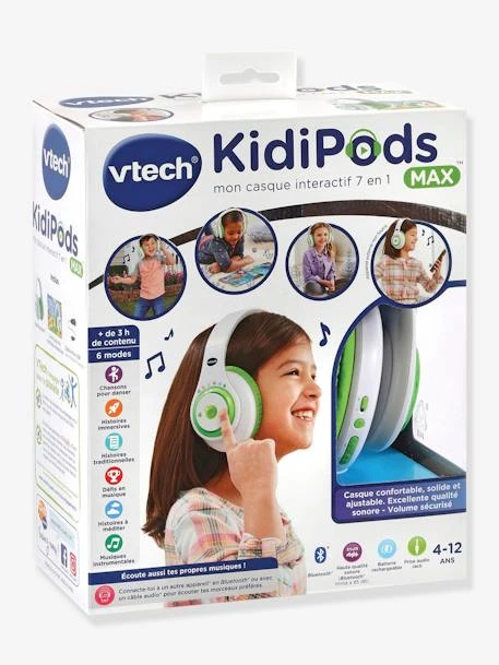 KidiPods Max - Mon Casque Interactif 7en1 - VTECH Multicolore - Toutes Les Marques 4 KidiPods Max - Mon Casque Interactif 7en1 - VTECH Multicolore - Toutes Les Marques – Image 2