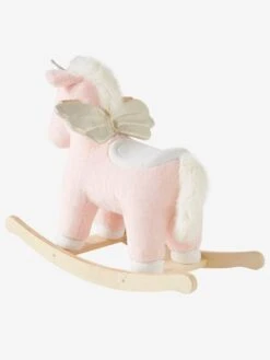 Licorne à Bascule FSC® Rose - Vertbaudet -Promos Jouets Boutique licorne a bascule fsc 2